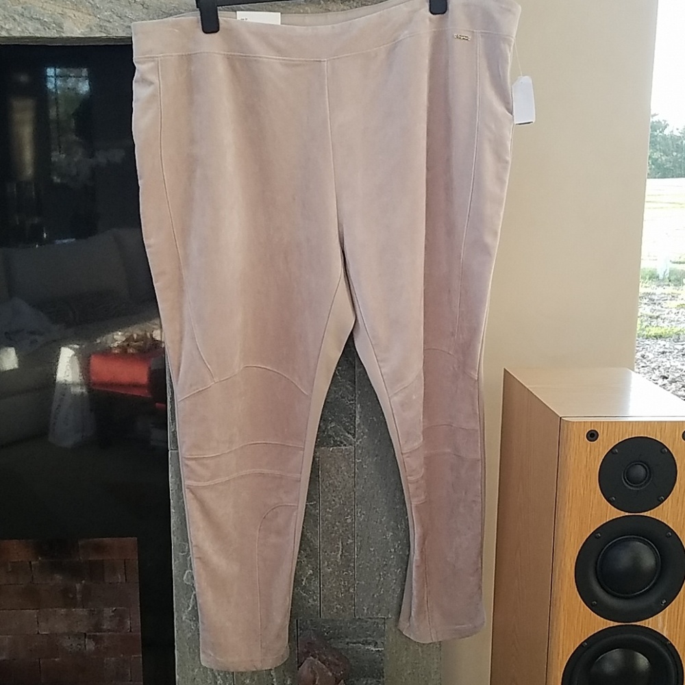 Calvin Klein Faux Suede Pants